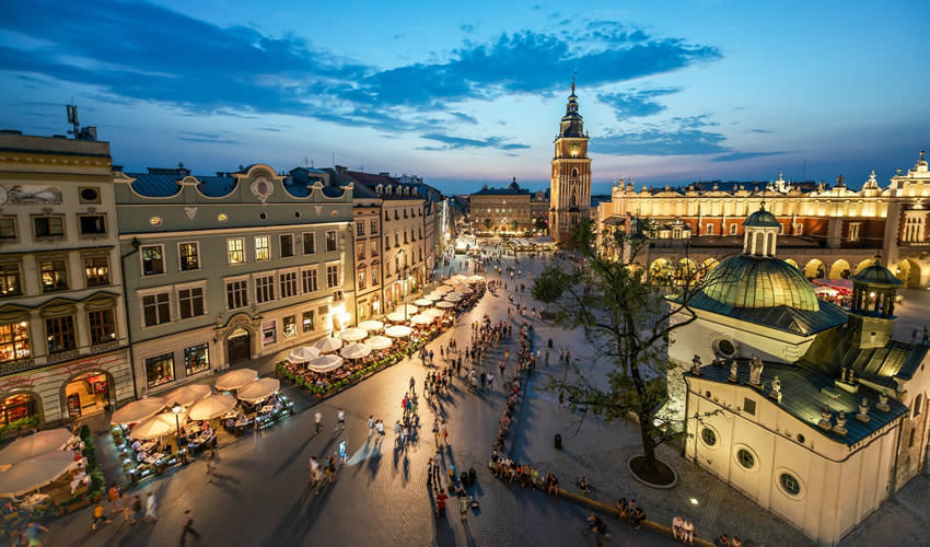 Krakow is the former capital of Poland and a city with thousand-year-long traditions. The city of Krakow is famous for its rich history, world-class monuments, historic Old Town, Wawel Royal Castle, and a lot of churches.